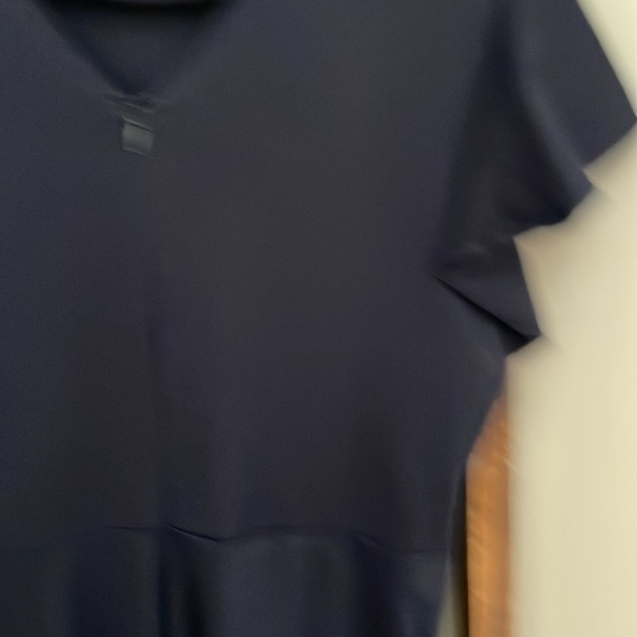 HELYO Women's Semi-Formal Ruffle Sleeves V-Back Work fit and flare dress. (NWT) - Picture 6 of 14